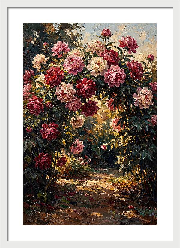 Peony Walk With Double Blooms