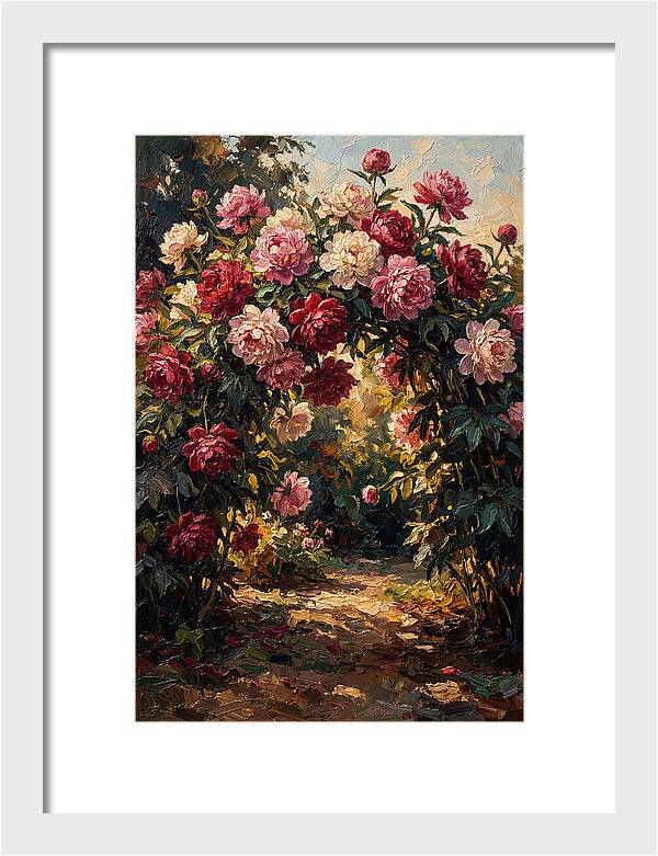 Peony Walk With Double Blooms