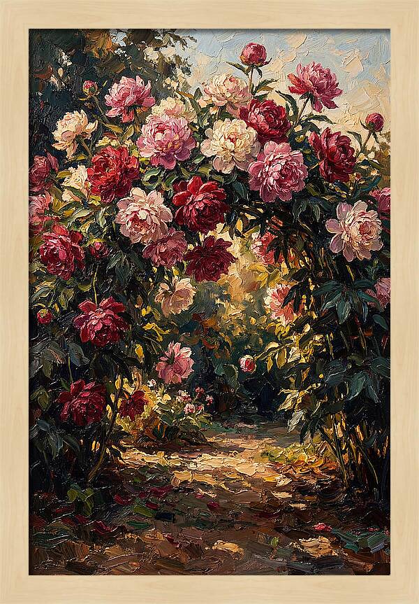 Peony Walk With Double Blooms