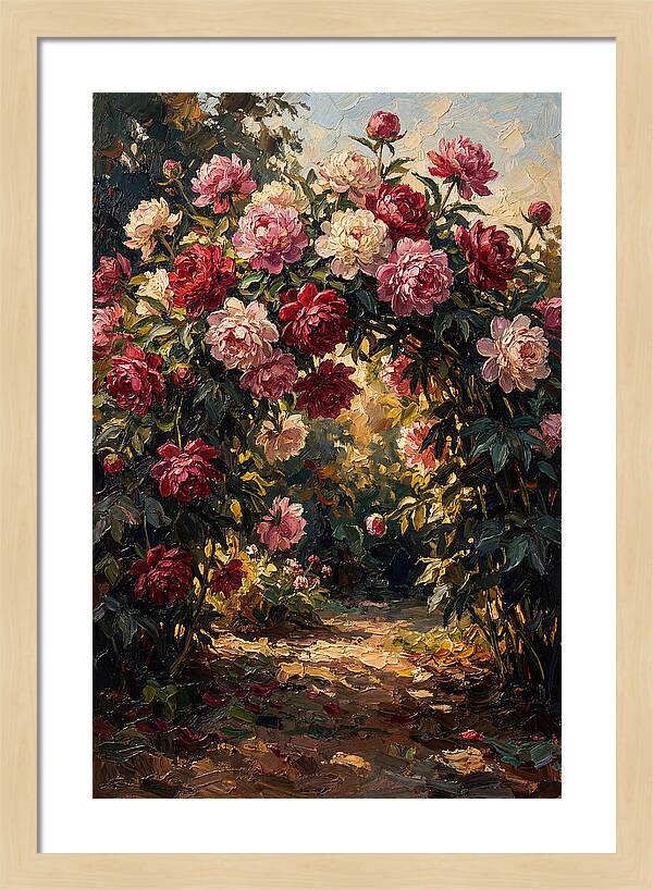 Peony Walk With Double Blooms
