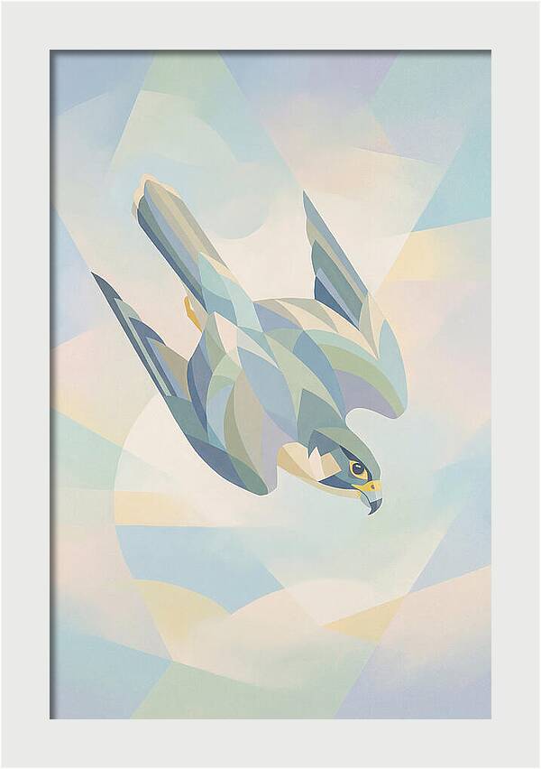 Peregrine Falcon In Flight
