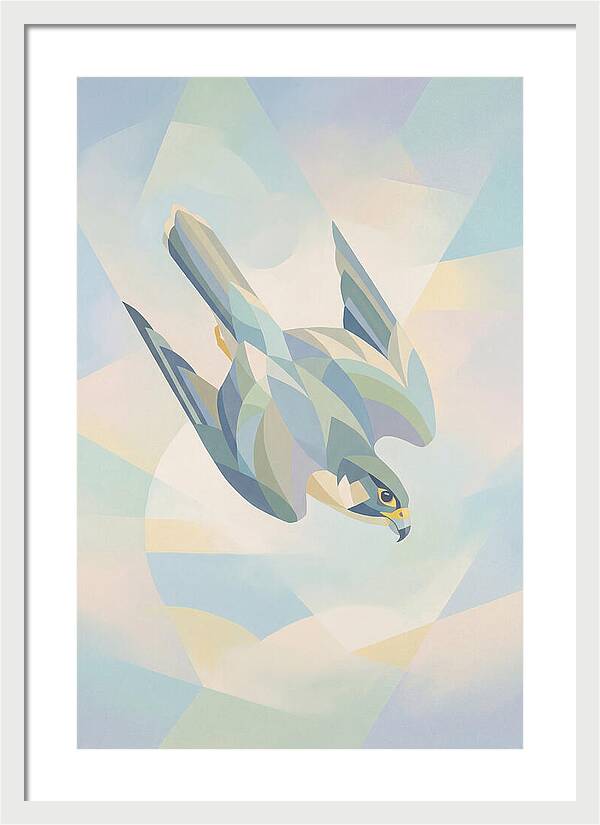 Peregrine Falcon In Flight