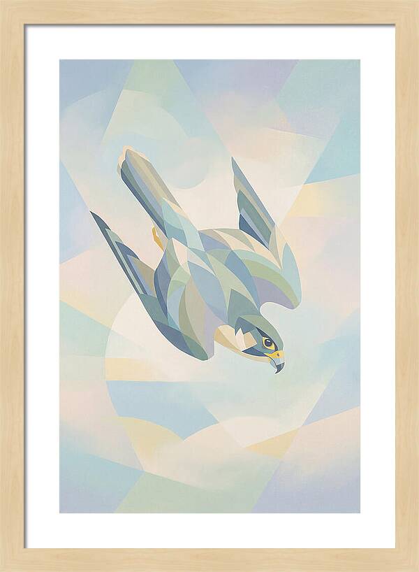 Peregrine Falcon In Flight