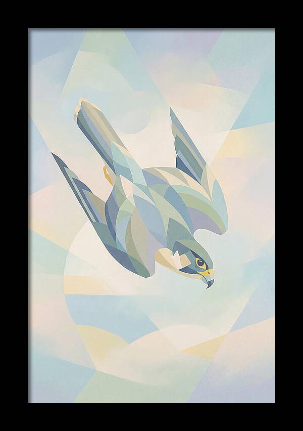 Peregrine Falcon In Flight