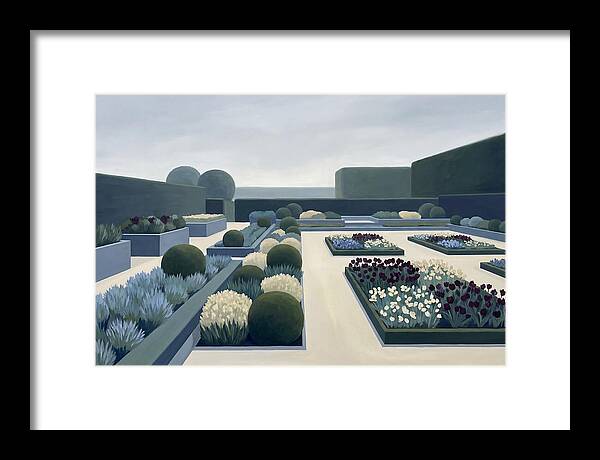 Perennial Garden In Full Bloom