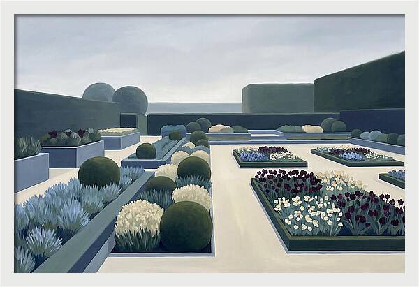 Perennial Garden In Full Bloom