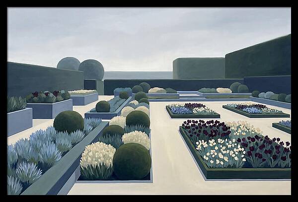 Perennial Garden In Full Bloom