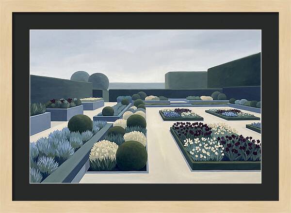 Perennial Garden In Full Bloom