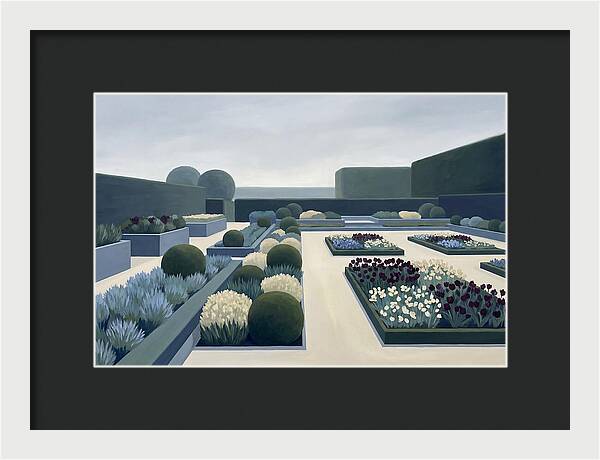 Perennial Garden In Full Bloom