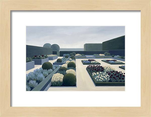 Perennial Garden In Full Bloom