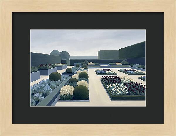 Perennial Garden In Full Bloom