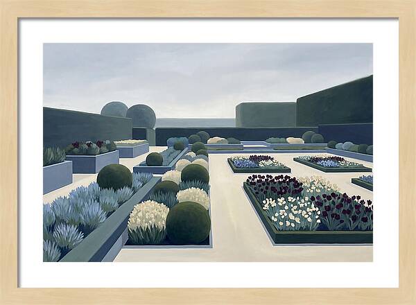 Perennial Garden In Full Bloom