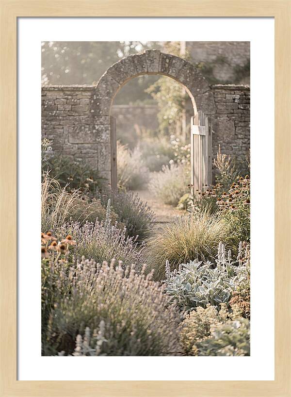 Perennial Garden In Full Bloom