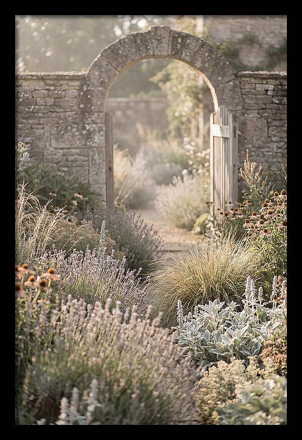 Perennial Garden In Full Bloom