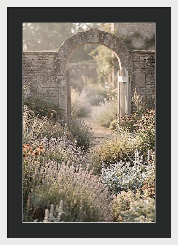 Perennial Garden In Full Bloom