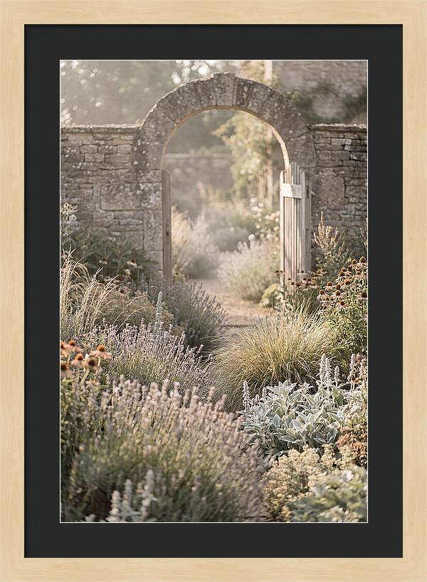Perennial Garden In Full Bloom