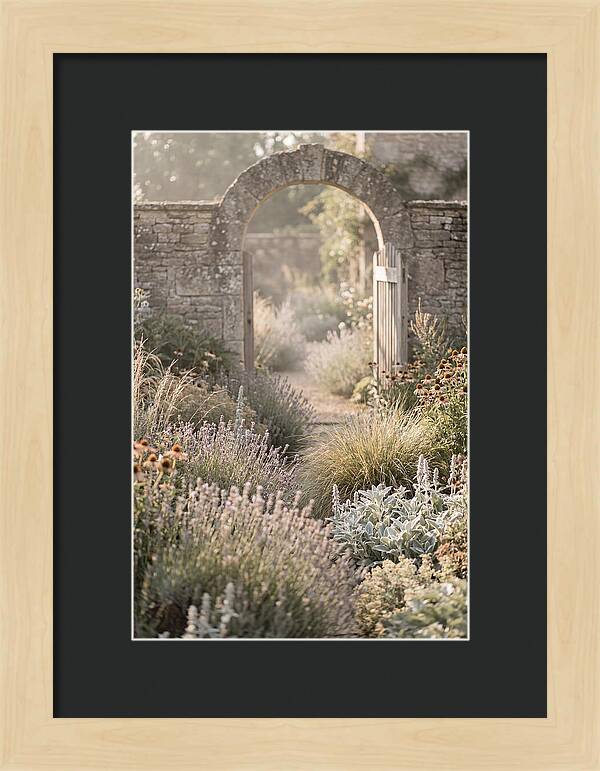 Perennial Garden In Full Bloom