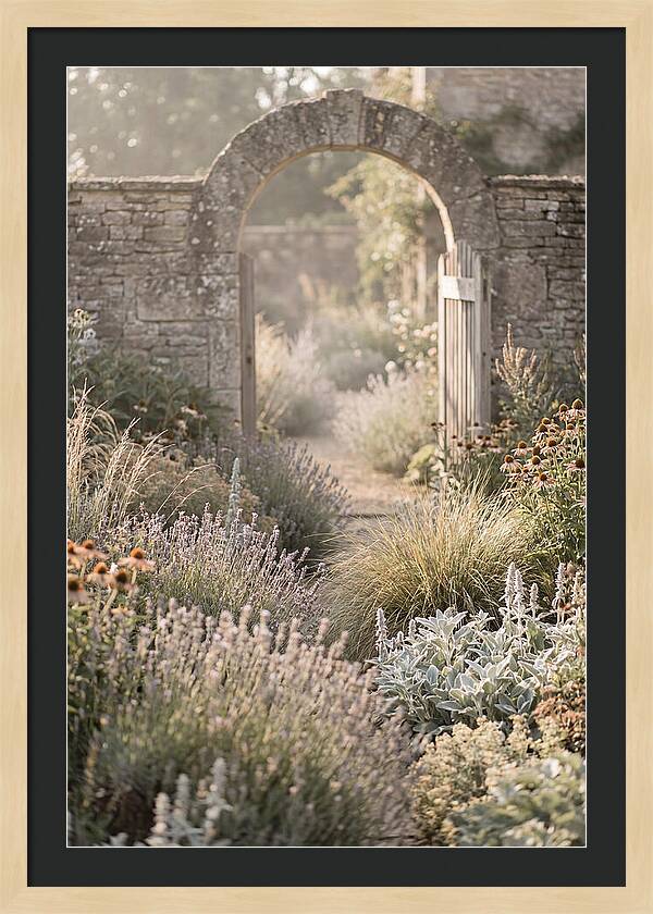 Perennial Garden In Full Bloom