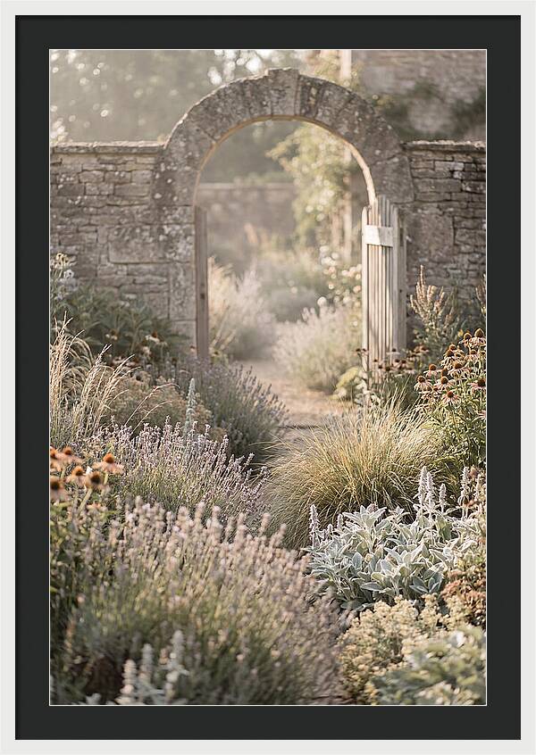 Perennial Garden In Full Bloom