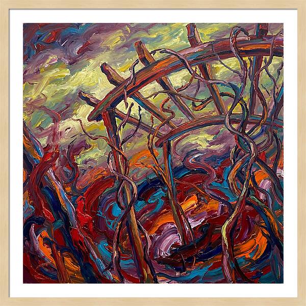 Pergola Among Twisted Vines