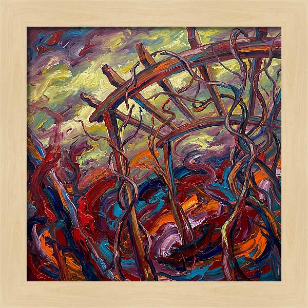 Pergola Among Twisted Vines