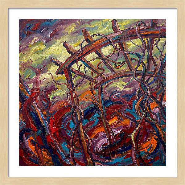 Pergola Among Twisted Vines