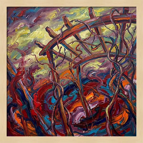 Pergola Among Twisted Vines