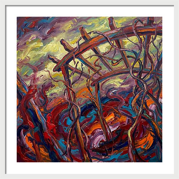 Pergola Among Twisted Vines