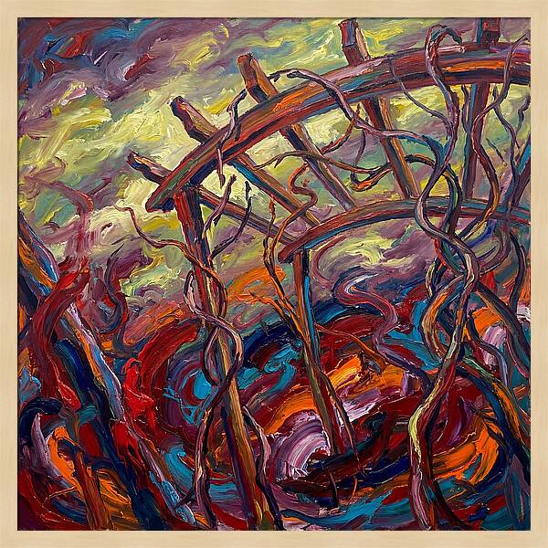 Pergola Among Twisted Vines
