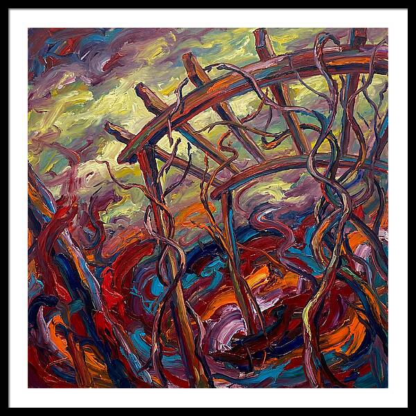 Pergola Among Twisted Vines