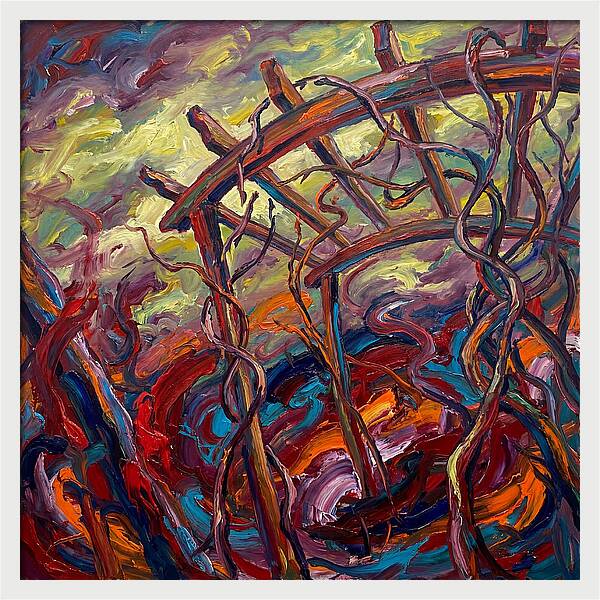 Pergola Among Twisted Vines