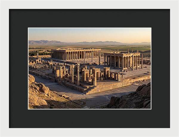 Persepolis From The Mountain Above