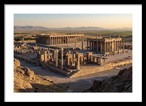 Persepolis From The Mountain Above