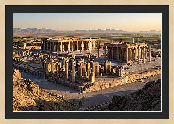 Persepolis From The Mountain Above