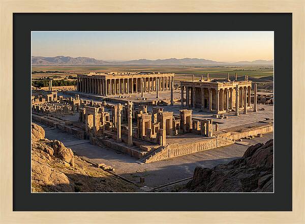 Persepolis From The Mountain Above