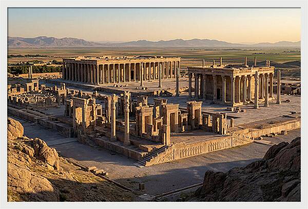 Persepolis From The Mountain Above