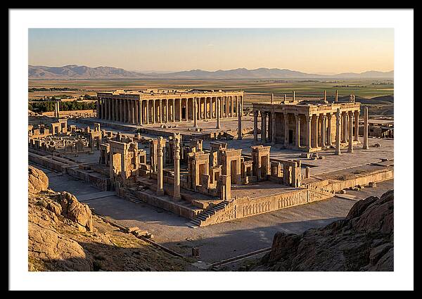 Persepolis From The Mountain Above