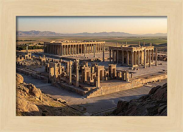 Persepolis From The Mountain Above