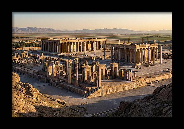 Persepolis From The Mountain Above