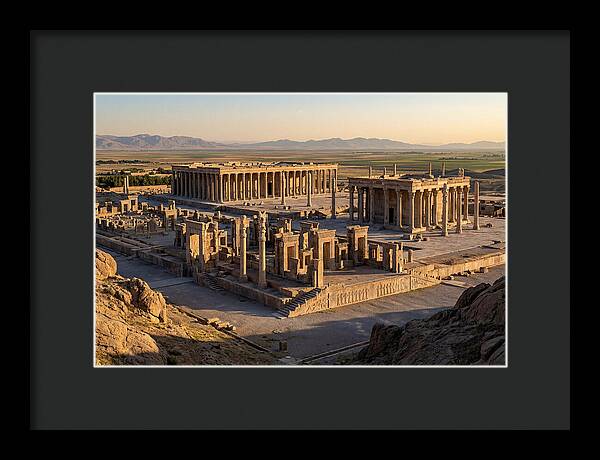 Persepolis From The Mountain Above