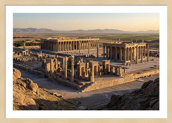 Persepolis From The Mountain Above