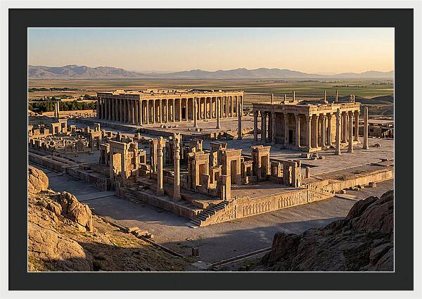 Persepolis From The Mountain Above