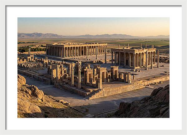 Persepolis From The Mountain Above