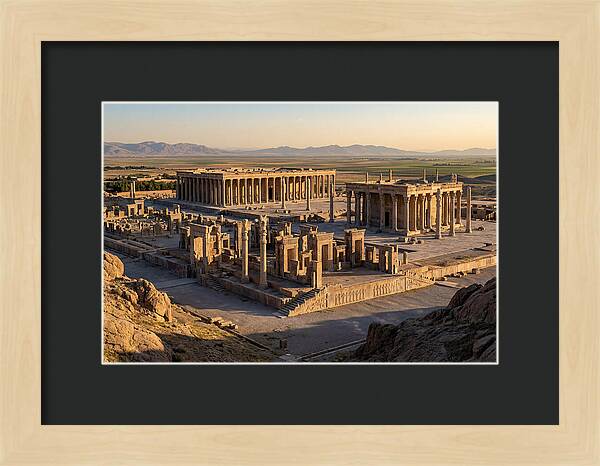 Persepolis From The Mountain Above
