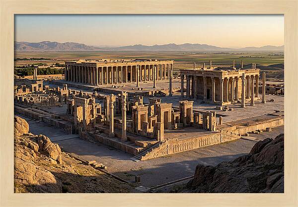 Persepolis From The Mountain Above