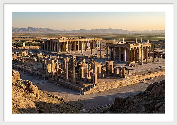 Persepolis From The Mountain Above