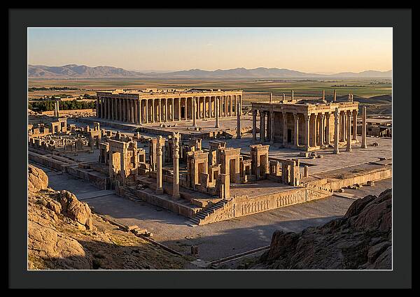 Persepolis From The Mountain Above