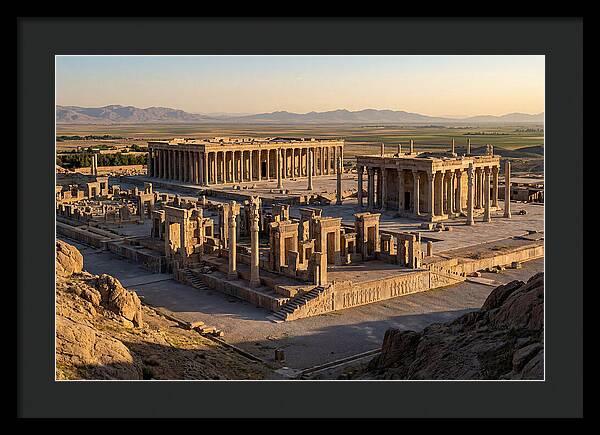 Persepolis From The Mountain Above