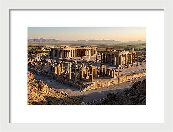 Persepolis From The Mountain Above