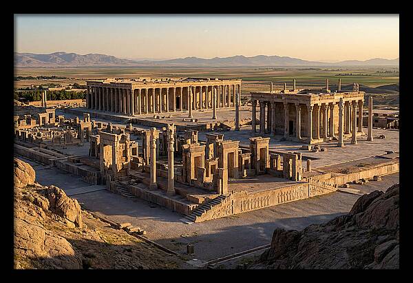 Persepolis From The Mountain Above